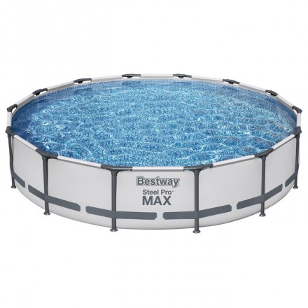 Бассейн каркасный Steel Pro MAX, 427 х 84 см, фильтр-насос, 56595 Bestway
