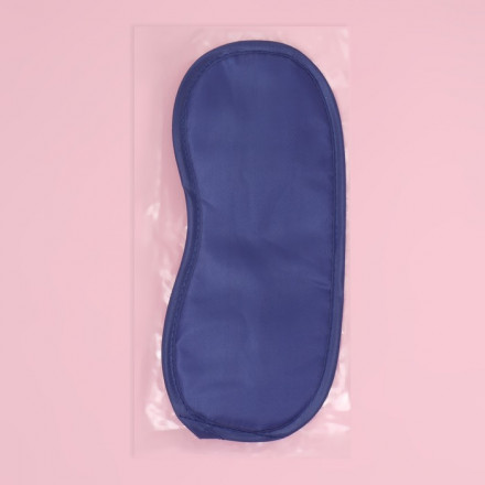 Маска для сна «Однотонная», 18,2 × 8,5 см, двойная резинка, цвет МИКС