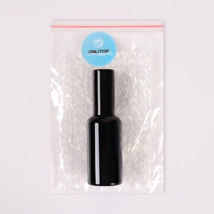 Бутылочка для хранения с распылителем «Black», 50 мл, цвет чёрный