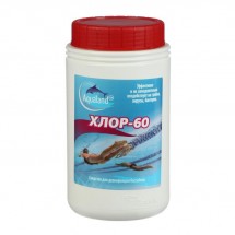 Дезинфицирующие средство Aqualand Хлор-60, 1 кг (Цена за 5 шт.)