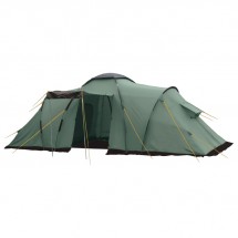 Палатка, серия Casmping Ruswell 4, зелёная, 4-местная