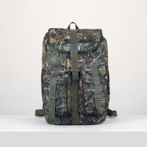 Рюкзак туристический, 55 л, отдел на шнурке, 3 наружных кармана, цвет камуфляж