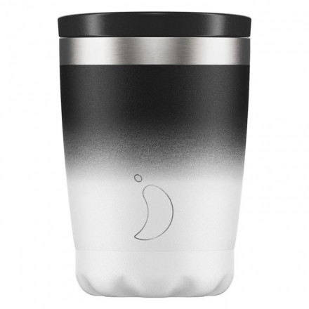 Термокружка Coffee Cup, 340 мл, черно-белая
