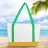 Термосумка пляжная с бутылкой «Счастливое лето», 10 л