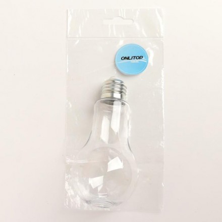 Бутылочка для хранения «Лампочка», 200 мл, цвет прозрачный