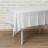 Скатерть «Праздничный стол», 137х183 см, цвет белый