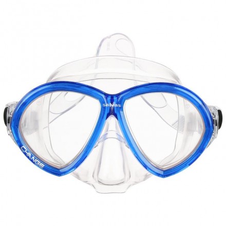 Маска для плавания Salvas Change Mask, закалённое стекло, Silflex, размер large