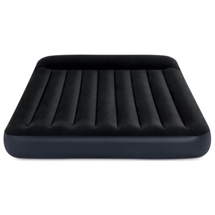 Матрас надувной Pillow Rest Classic Fiber-Tech, 152 х 203 х 25 см, c встроенным насосом 220-240V, 64150 INTEX