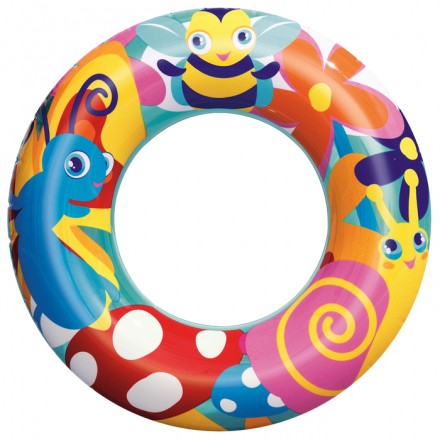 Круг надувной для плавания «Морской мир», d=56 см, цвета МИКС, 36013 Bestway
