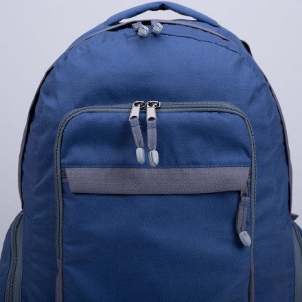 Рюкзак туристический, 28 л, отдел на молнии, 2 наружных кармана, 2 боковых кармана, цвет синий