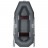 Лодка «Дельта-240», 240 х 120 см, цвет серый