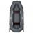 Лодка «Дельта-260», 260 х 120 см, цвет серый