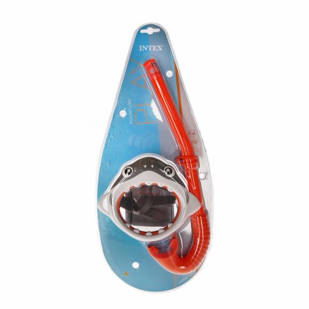Набор для подводного плавания «Акула», маска, трубка, от 3-8 лет, 55944 INTEX
