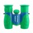 Бинокль детский Veber «Эврика», 6 × 21, G/B, цвет зелёный / синий