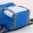 Рюкзак туристический, 65 л, отдел на шнурке, 2 наружных кармана, 2 боковых кармана, цвет голубой