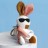 Мягкая игрушка на чемодан «Крутые зайцы», на брелоке МИКС