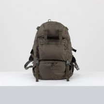 Рюкзак туристический, 50 л, отдел на молнии, 3 наружных кармана, цвет хаки