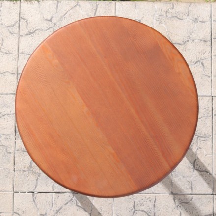 Стол деревянный &quot;Пикник&quot;, d=45 см, h=50 см, массив сосны