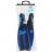 Ласты для плавания Salvas Advance Fin, TPR и Crystalflex, размер 40-41, цвет синий
