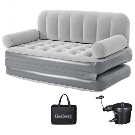 Диван-кровать надувной Multi-Max, 188 x 152 x 64 см, с электронасосом, 75073 Bestway