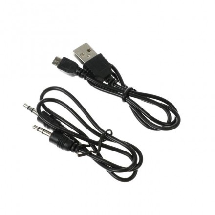 Портативная колонка SK1019BK, microSD/USB/AUX, Bluetooth 5.0, 2 х 5 Вт, 1200 мАч, черная