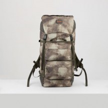 Рюкзак туристический, 100 л, отдел на молнии, 3 наружных кармана, цвет зелёный