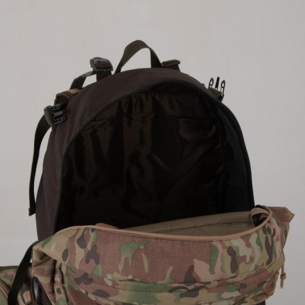Рюкзак туристический, 45 л, отдел на молнии, 2 наружных кармана, цвет камуфляж