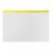Папка-конверт на ZIP-молнии A4, 150 мкм, Calligrata, прозрачная, жёлтая молния (Цена за 12 шт.)