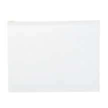 Папка-конверт на ZIP-молнии A5, 150 мкм, Calligrata, прозрачная, белая молния (Цена за 12 шт.)