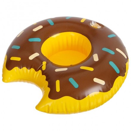 Игрушка надувная-подставка «Пончик», 20 см, цвета микс