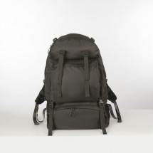 Рюкзак туристический, 80 л, отдел на молнии, 3 наружных кармана, цвет оливковый