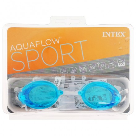 Очки для плавания SPORT RELAY, от 8 лет, цвета МИКС, 55684 INTEX
