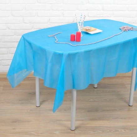 Скатерть «Праздничный стол», 137х183 см, цвет, голубой