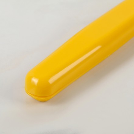Футляр для зубной щётки, 21 см, цвет МИКС (Цена за 12 шт.)