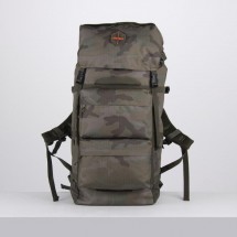 Рюкзак туристический, 80 л, отдел на молнии, 3 наружных кармана, цвет камуфляж