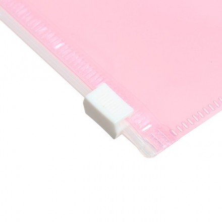 Папка-конверт на ZIP-молнии А5 (289х214 мм), 180 мкм, ErichKrause Glossy Candy, глянцевая, непрозрачная, микс (Цена за 12 шт.)