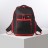 Рюкзак туристический, 28 л, отдел на молнии, 2 наружных кармана, 2 боковых кармана, цвет чёрный/красный