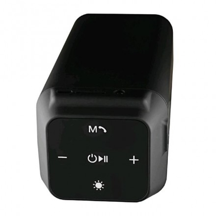 Портативная колонка Ginzzu GM-899B, 6Вт, FM, AUX, microSD, USB, BT4.2, 4000мАч, чёрный