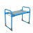Скамейка-Перевертыш садовая складная 56х30х42,5 см, голубая, макс. нагрузка 100 кг
