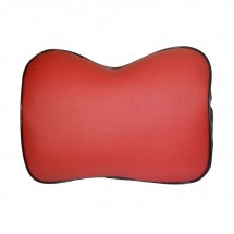 Подушка автомобильная, ортопедическая, поясничный подпор, увеличенная 32х27x20 см, красная