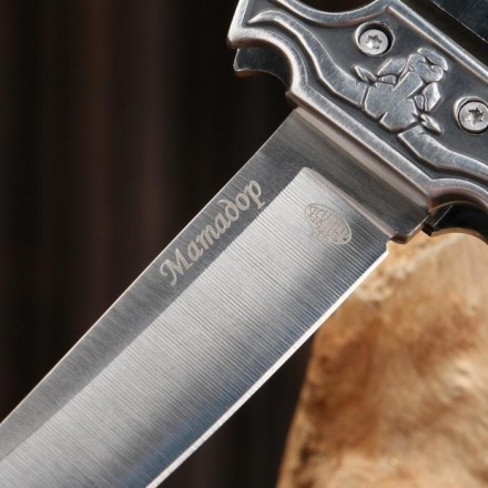 Нож складной &quot;Матадор&quot; сталь - 420, рукоять - дерево, 22 см