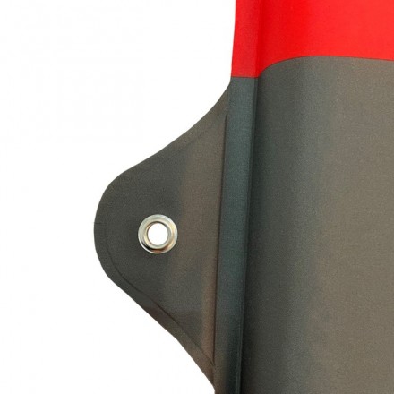Ковер самонадувающийся BTrace Basic 4, 183х51х3,8 см, красный, серый