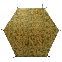 Пол для зимней палатки, 6 углов, 180 × 180 см, цвета микс