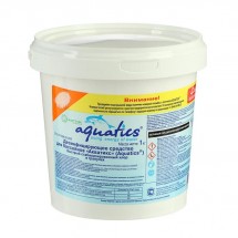 Дезинфицирующее средство Aquatics быстый хлор гранулы, 1 кг