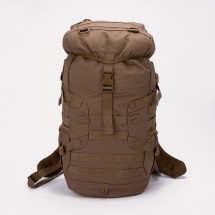 Рюкзак турист, 40 л, отд на стяжке, 2 н/кармана, отд для ноутбука, бежевый
