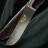Нож Пчак Шархон &quot;Рог сайгака&quot; - пластик, сухма, гарда олово, гравировка, 15 см