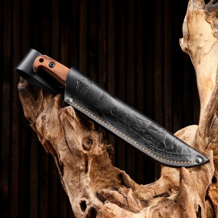Нож охотничий &quot;Пионер&quot; с ножнами, сталь - AUS8, рукоять - дерево