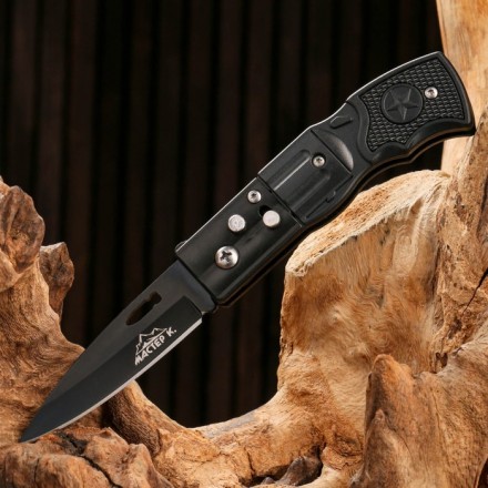 Нож складной, полуавтоматический, Мастер К клинок 6,2 см
